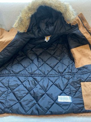 Parka Carhartt Siberia Marrón y Negra