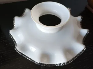 Pantalla opalina vintage cristal