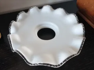 Pantalla opalina vintage cristal