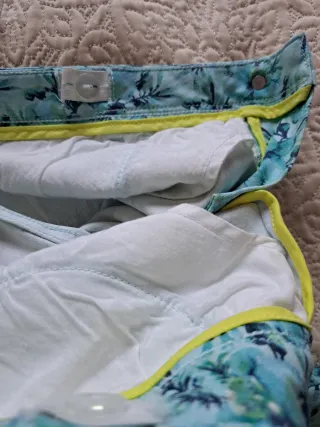 Pantalón estampado floral mujer T.38