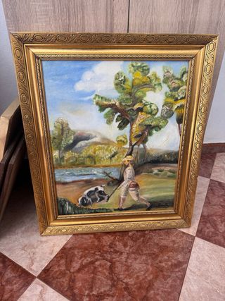 Cuadro pintado a mano