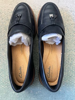 Mocasines Clarks Mujer Negro