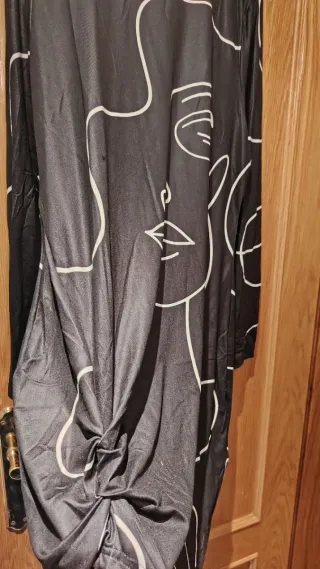 Vestido SHEIN estampado abstracto XL