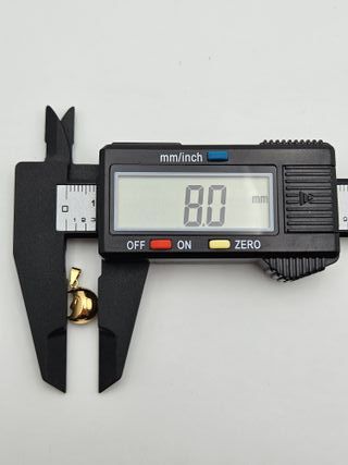 Colgante de Oro 18K, Luna Pequeña, 0,47gr, 1,5cm