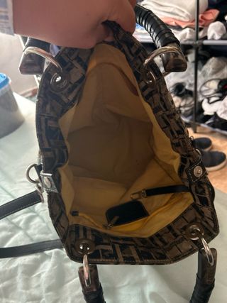 Bolso Mario Hernandez Beige y Negro