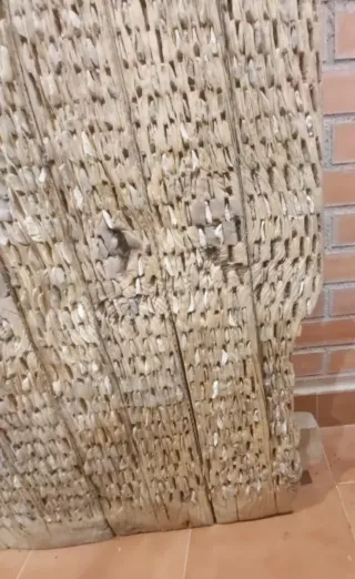 Trillo de madera antiguo