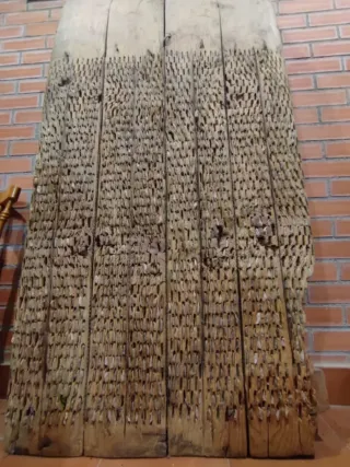 Trillo de madera antiguo