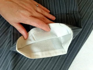 Pantalón traje corto caballero algodón