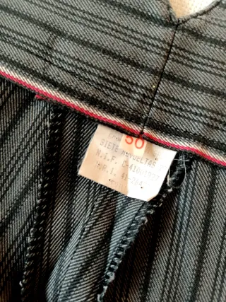 Pantalón traje corto caballero algodón