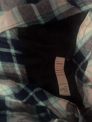 Camiseta INSIDE cuadros azul S