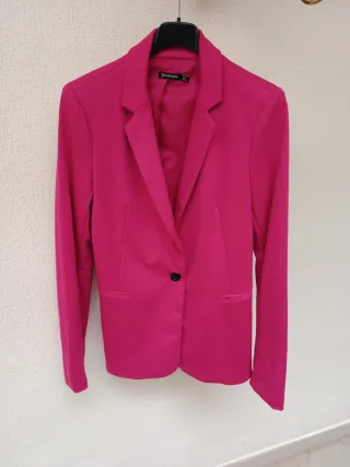 Blazer Stradivarius Rosa Fucsia