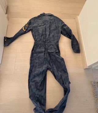 Mono Mangata Azul con Parches