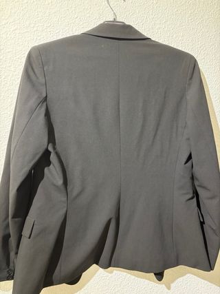 Americana negra de vestir