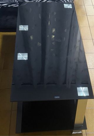 Mesa de cristal moderna