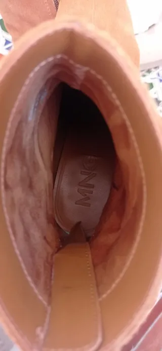 Botines serraje Mango Talla 36