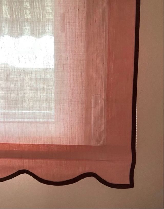 Cortina habitación infantil con lazos