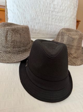 Lote 3 Gorros Marrón y Negro