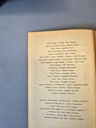 Palla de' Mozzi - G. Marinuzzi. Libretto d'opera (