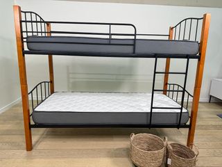Oferta Litera Doble Cama 90cm Madera y Metal