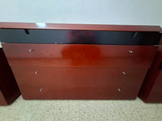 Juego de 3 cajoneras de madera