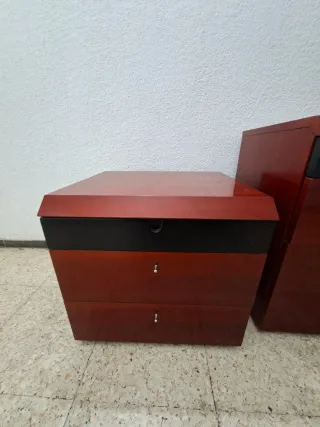 Juego de 3 cajoneras de madera