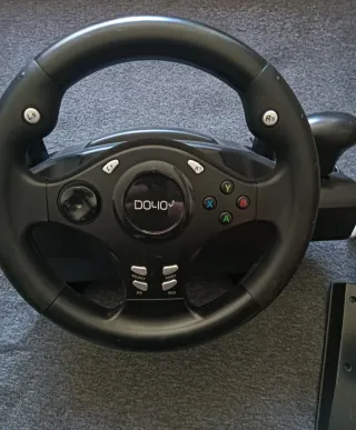 Volante Gaming DOYO R270 y Pedales Speed Racing.