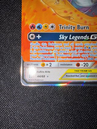 Moltres Zapdos Articuno GX 44/68 🇬🇧 Hidden Fates