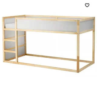 Letto a castello + Comodino + 2 sedie + 2 cassettiere