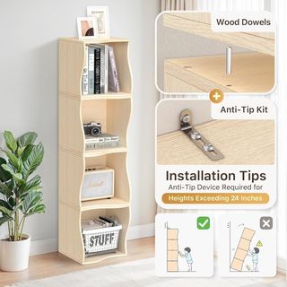 Estantería modular moderna madera