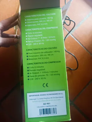 Sobrecolchón de aire presión alternante