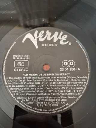 Vinilo Lo Mejor de Astrud Gilberto
