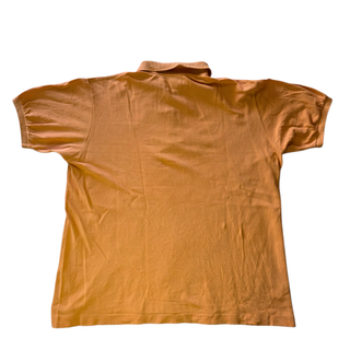 Polo Lacoste Naranja Talla L Logo Cocodrilo