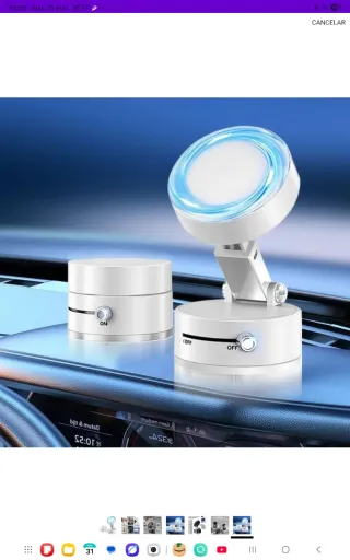 Soporte magnetico plegable blanco nuevo precintado