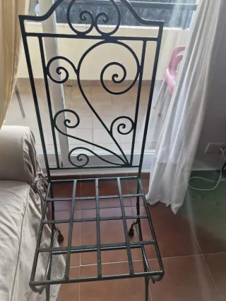 Juego 4 Sillas Forja Artesanal (URGE VENTA)