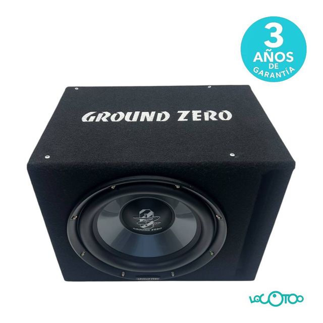 Subwoofer Ground Zero 350W 12'' con Cajón