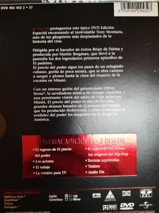 Scarface El Precio del Poder DVD Edición Especial