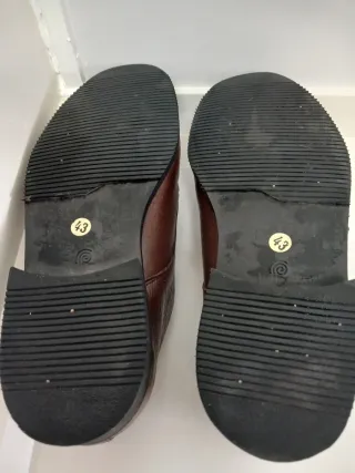 Zapatos Elcio Vitoria Cuero Marrón Sin Cordones