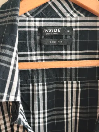 Camisa Inside Talla XL Cuadros