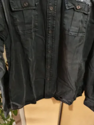 Camicia con cappuccio grigia