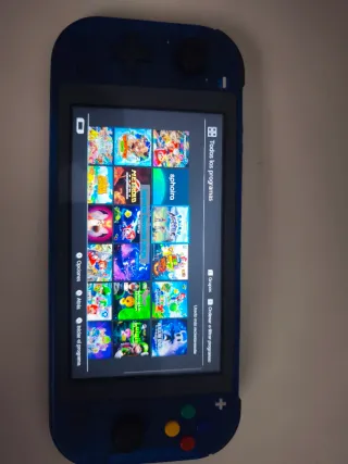 Nintendo Switch Lite Blu Trasparente + 20 Giochi