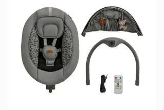 Mecedora-hamaca eléctrica Kinderkraft 2en1