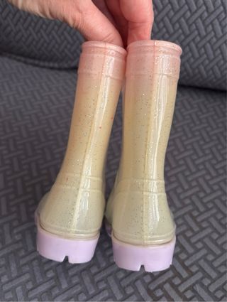 Botas de agua purpurina 20/21