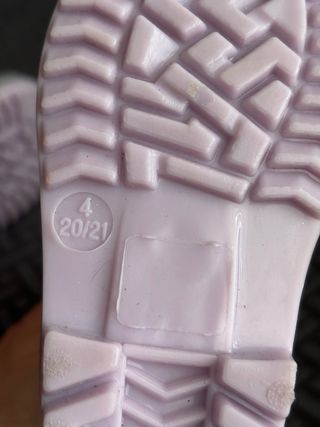 Botas de agua purpurina 20/21
