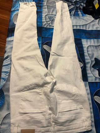 Pantalón Skinny Blanco Stradivarius Talla 42
