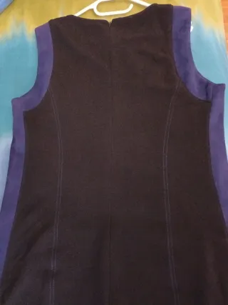 Vestido Norah negro y azul talla 44