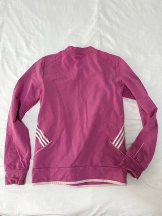 Sudadera Adidas Rosa y Blanca