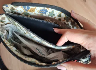 Bolso Greenwich negro multicolor