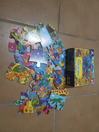 Puzzle Infantil 25 Piezas Bajo el Agua