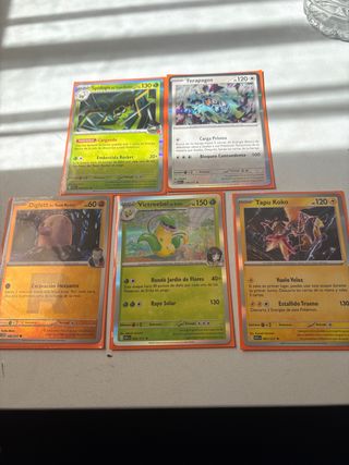 Cartas Pokémon: Spidops, Terapagos, Diglett, Vict