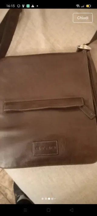 Borsello tracolla Etro uomo pelle marrone